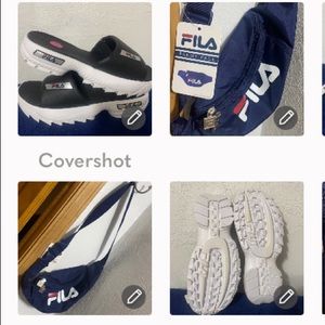 NEW Fila Fannypack & Fila Beefy Sandals sz 11